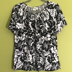CATHY DANIELS SHORT SLEEVE TOP
